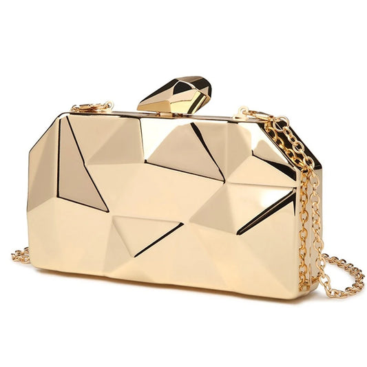 Acrylic Chain Strap Box Clutch - Event Style
