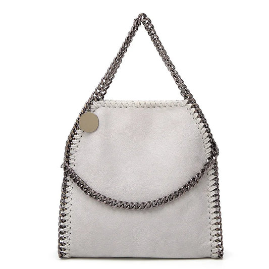 PU Leather Chain Strap Bucket Bag - Daily Carry