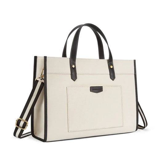 Canvas Laptop Tote Bag - Work and Travel
